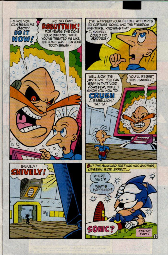 Sonic - Archie Adventure Series January 1996 Page 5